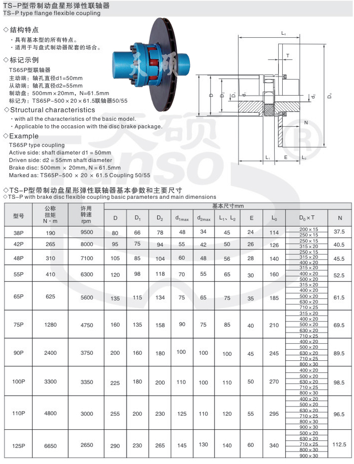 制動(dòng)盤聯(lián)軸器